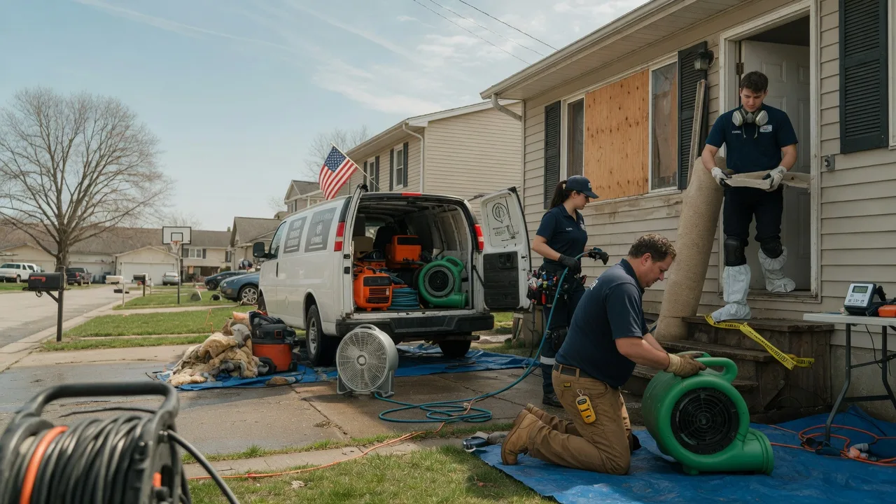 Water Damage Restoration in Mill Run, PA near me